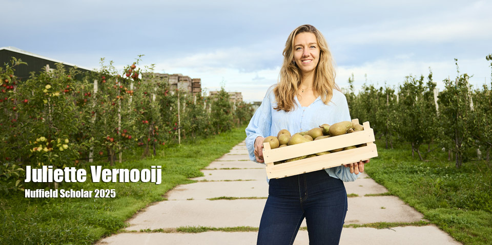 Nuffield Scholarship-beurs voor Juliette Vernooij